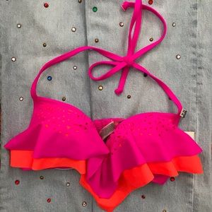 Brand new PINK bathing suit top size XS- 32A-C